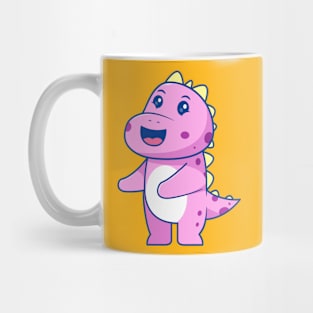 Pink Dinosaur Mug